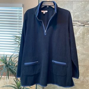 Fleece pullover Jacket, pockets, size 18/20